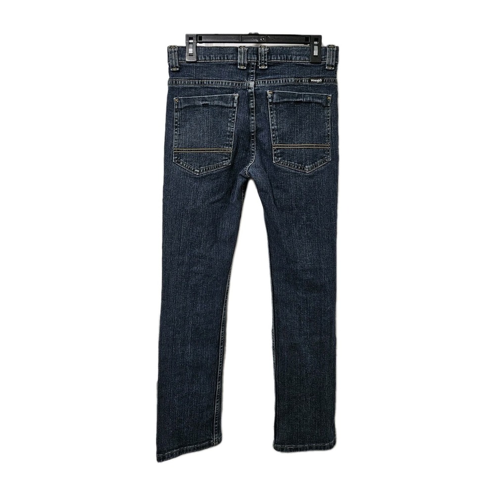 Wrangler‎ Jeans Boys 16 Regular Blue Slim Fit Stretch Denim Dark Wash Western